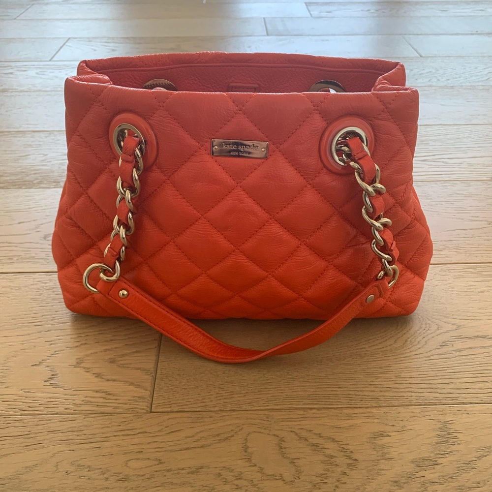 Quilted Red Chanel Type of purse by Kate Spade